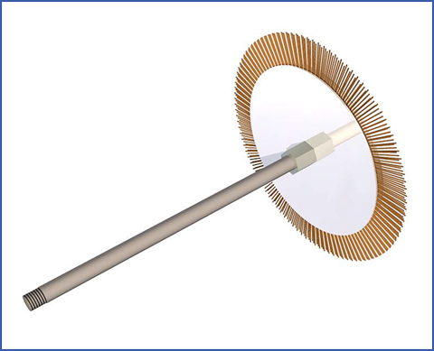 Внутритрубный кольцевой щёточный электрод для дефектоскопа Elcometer 266