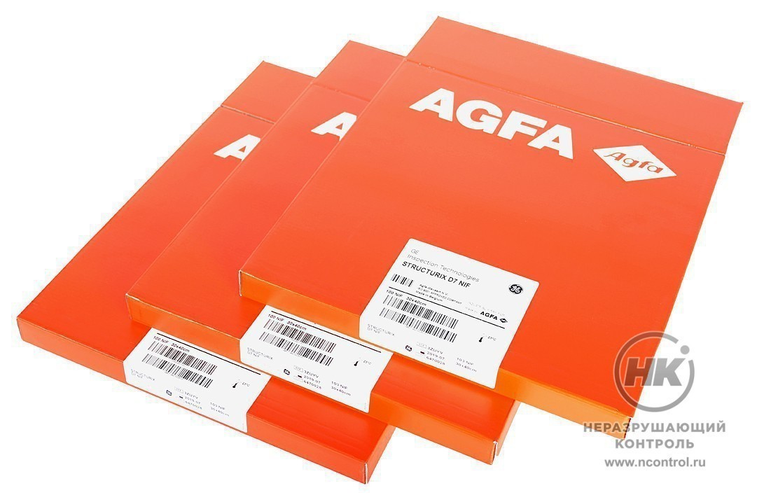 Рентгеновская плёнка Agfa D7 в упаковке NIF